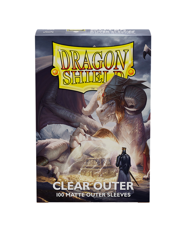 Dragon Shield: Standard Outer Sleeves - Matte Clear (100ct.)