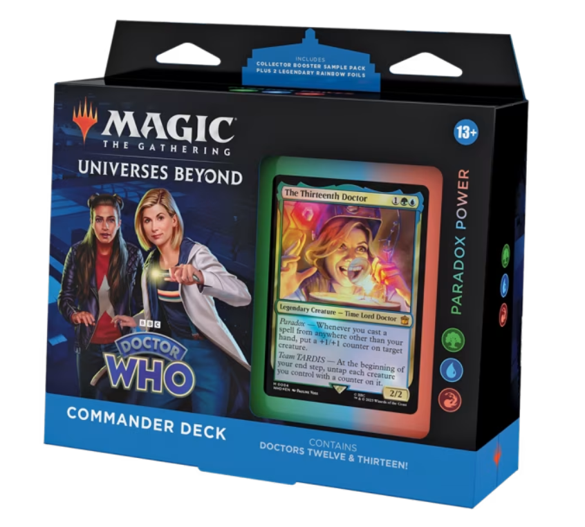 Magic The Gathering Universes Beyond Doctor Who Commander Deck