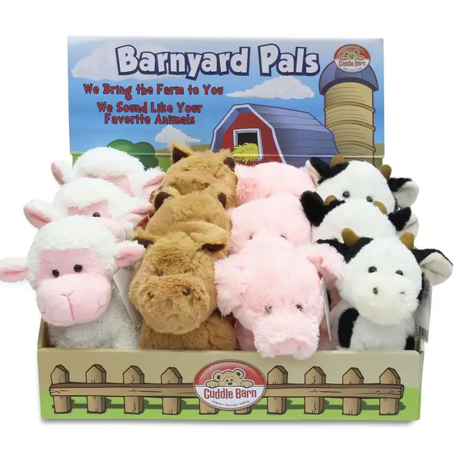 Cuddle Barn Barnyard Pals Squeezer Plush Random 