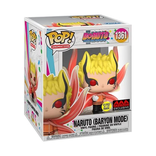 Boruto: Funko Pop! - Naruto Baryon Mode GITD #1361 (AAA Exclusive)