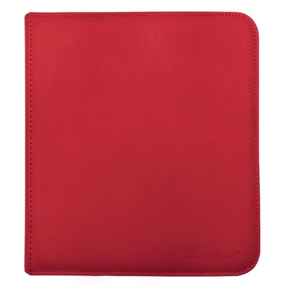 Ultra PRO: 12-Pocket Zippered Vivid PRO-Binder - Red