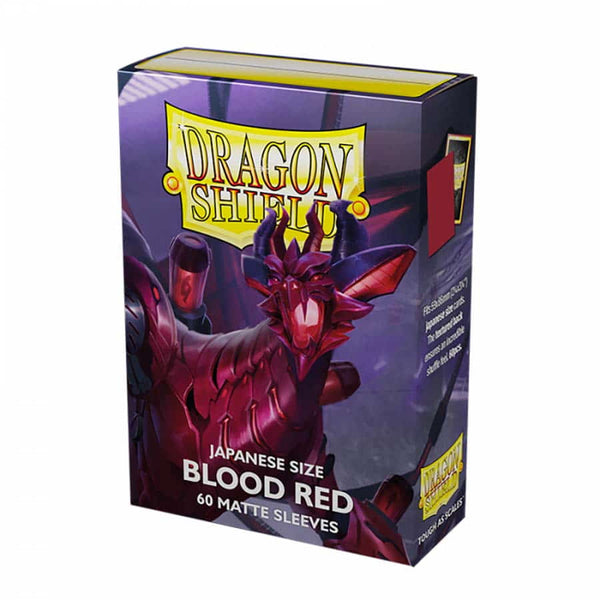 Dragon Shield: Small Sleeves - Matte Dual Blood Red (60ct.)