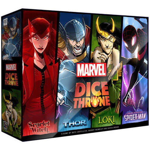 Dice Throne: Marvel - 4-Hero Box (Scarlet Witch, Thor, Loki, Spider-Man)