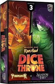 Dice Throne: Season 1 - Box 3 (Pyromancer vs Shadow Thief)
