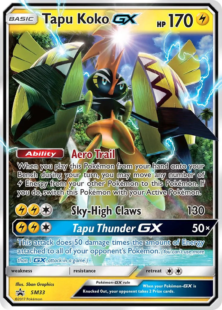 Shiny Tapu Koko GX Pokemon TCG Live Codes - PTCGL Code