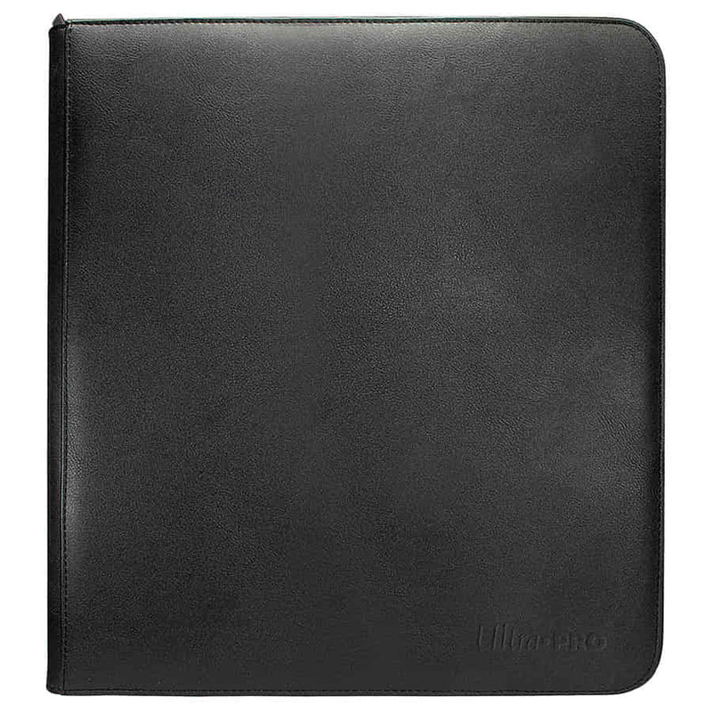 Ultra PRO: 12-Pocket Zippered Vivid PRO-Binder - Black