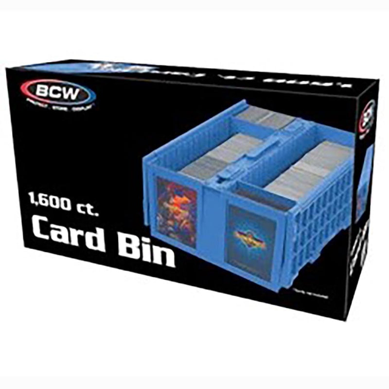 BCW: Plastic Card Bin - Blue (1600 cards)