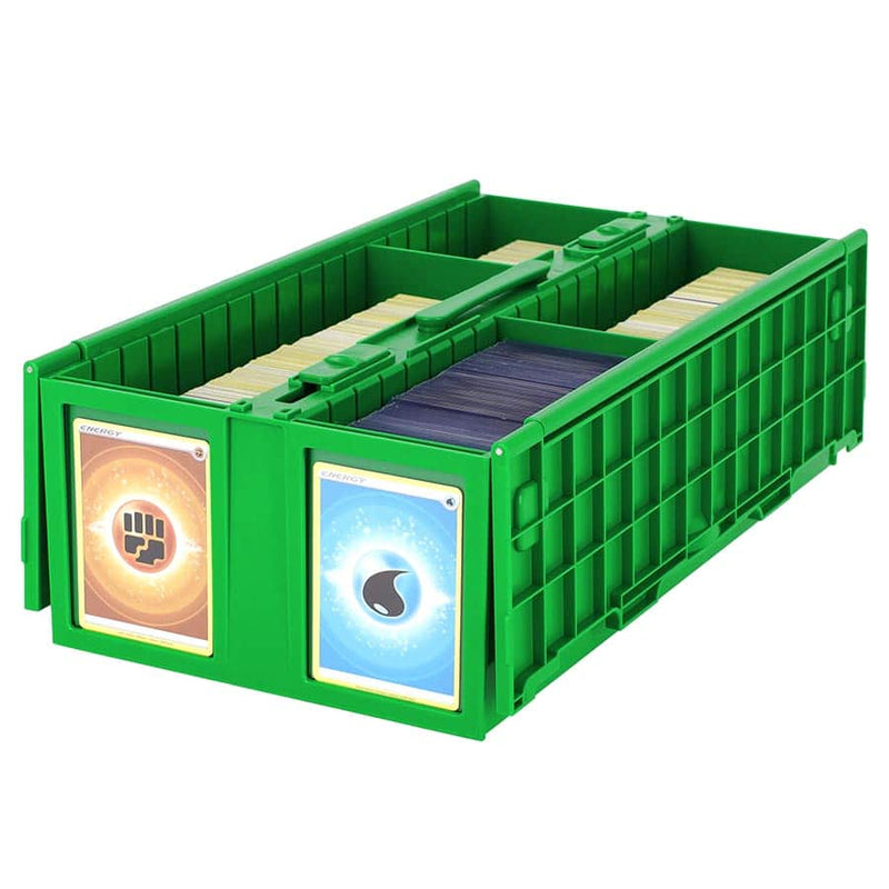 BCW: Plastic Card Bin - Green (1600 cards)