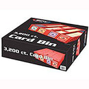 BCW: Plastic Card Bin - Red (3200 cards)