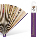 Folding Fan - Book (Purple)