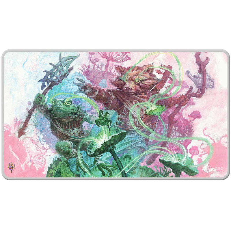 MTG: Playmat - Bloomburrow (White Stitched, Sylvan Tutor)