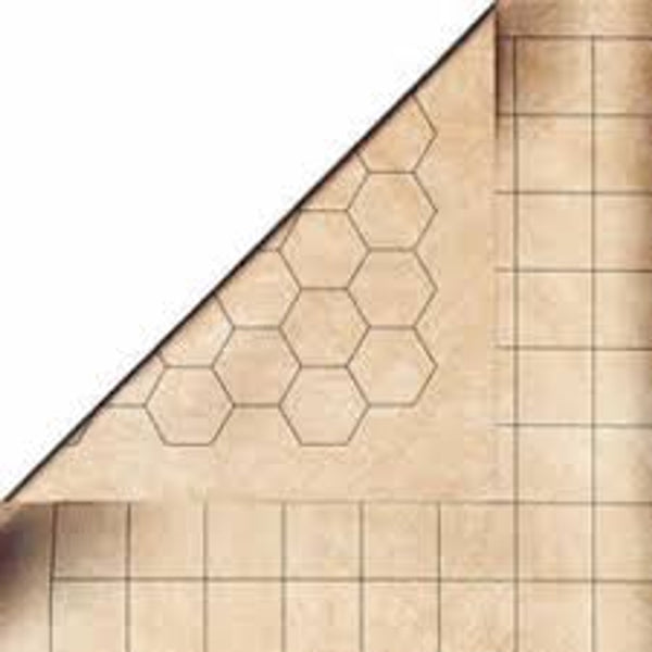 Chessex: Reversible Battlemat Megamat (1.5" Grids and Hexes)