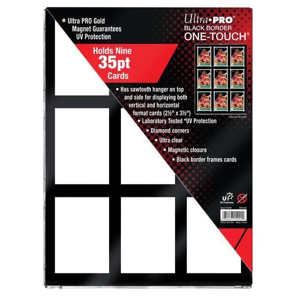 Ultra PRO: 9-Card Black Frame Holder