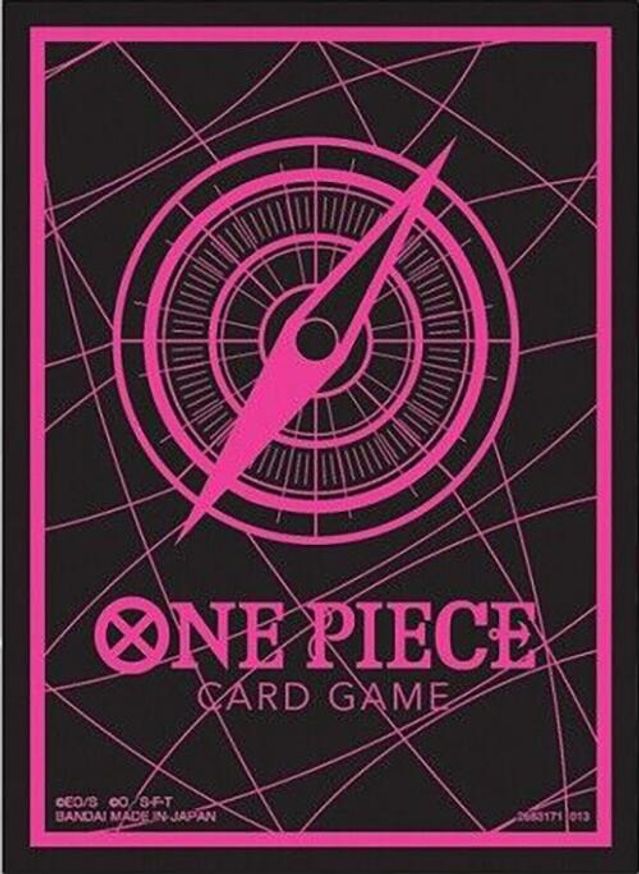 One Piece: Standard Sleeves - Black and Pink (70ct.)