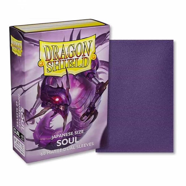 Dragon Shield: Small Sleeves - Metallic Purple - Soul (60ct.)