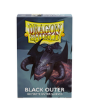 Dragon Shield: Standard Outer Sleeves - Matte Black (100ct.)