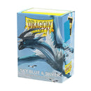 Dragon Shield: Standard Sleeves - Matte Dual Sky Blue & Silver (100ct.)