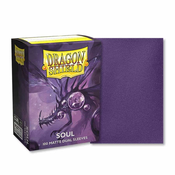 Dragon Shield: Standard Sleeves - Metallic Purple - Soul (100ct.)