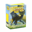 Dragon Shield: Standard Sleeves - Matte Dual Yellow & Silver (100ct.)