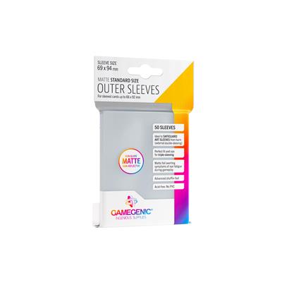 Gamegenic: Outer Sleeves Matte (50ct.) - Standard Card Game
