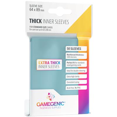 Gamegenic: Thick Inner Sleeves (50ct.)
