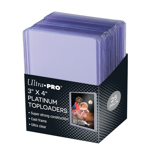 Ultra PRO: 3" X 4" Clear Platinum Toploader - 35pt. (25ct.)