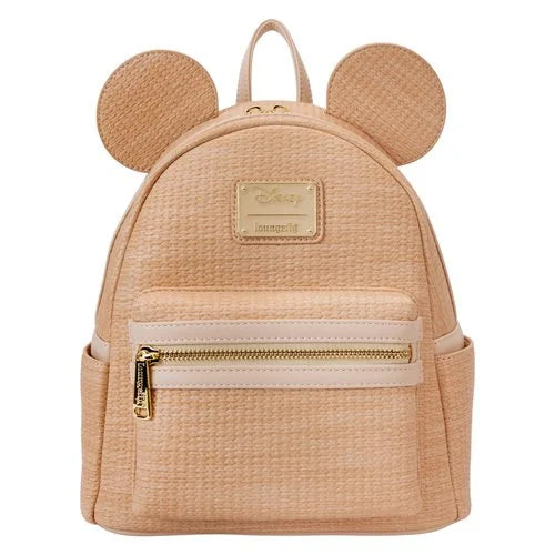 Mickey Mouse Straw Cosplay Mini Backpack