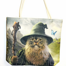 Catdalf Techno Jute Tote Bag