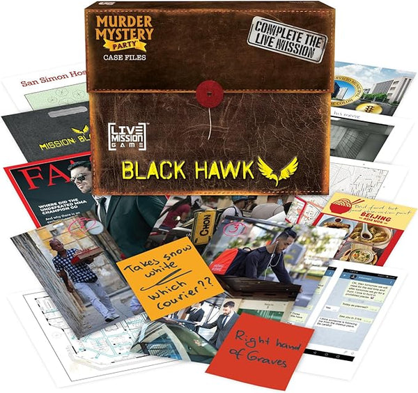 Murder Mystery Party Case Files: Black Hawk