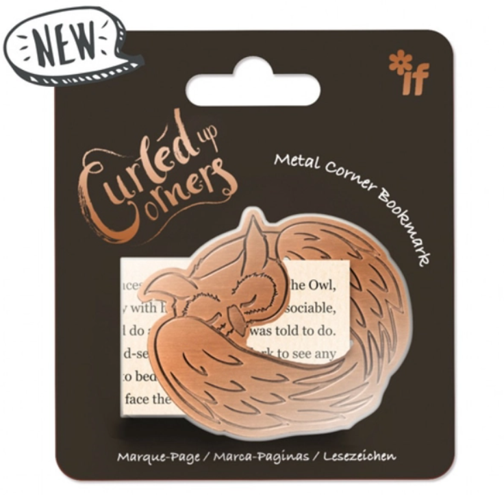 Bookmark - Curled Up Corners (Sleepy Owl)