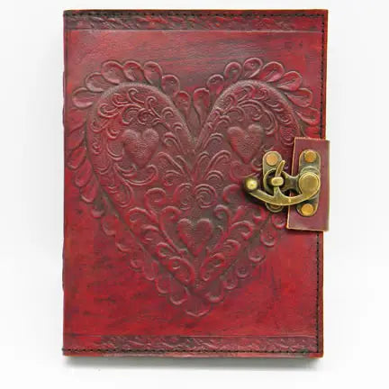 Journal - Celtic Heart (Leather w/ Lock)
