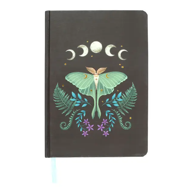 Something Different: A5 Notebook - Luna Moth