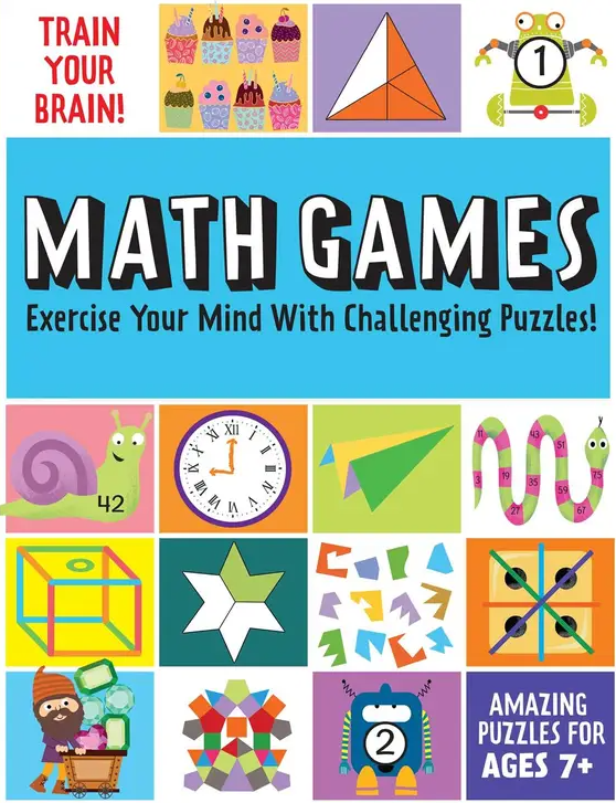 Train Your Brain: Math Games (Brain Teaser/Activity Book)