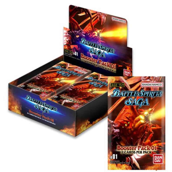 Battle Spirits Saga: Set 01 - Booster Box (24 Packs)