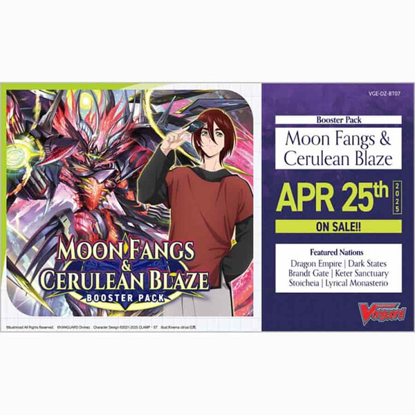 PRE-ORDER: Divinez Moon Fangs & Cerulean Blaze - Booster Box (16 packs) (RELEASE DATE: 04/25/2025)