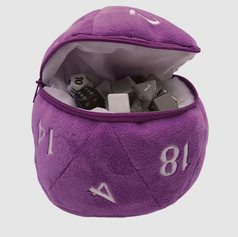 Ultra PRO: D20 Plush Dice Bag - Purple