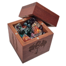 Forged: Dice Box - Etched Wooden Storage w/ Magnetic Lid