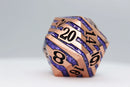 Foam Brain Games: D20 - Extra Large 35mm (Copper with Purple Mica)