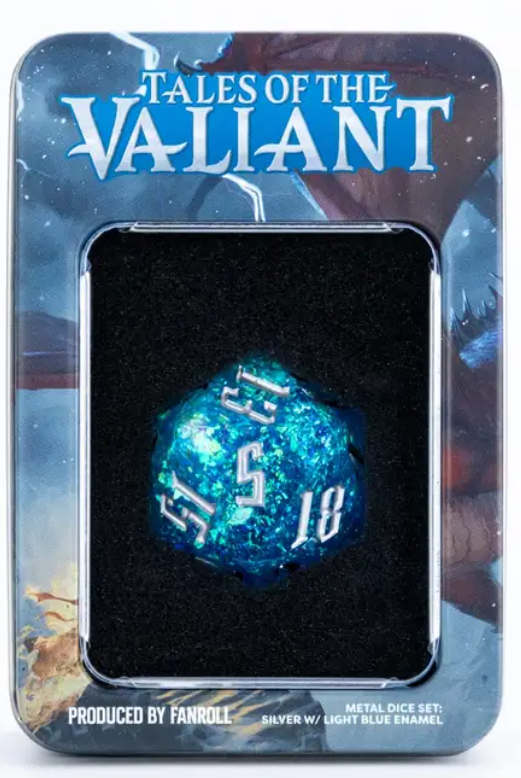 Metallic Dice Games: D20 - Extra Large 35mm (Tales of the Valiant)