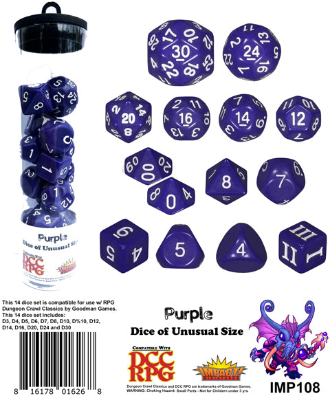 Dungeon Crawl Classics: Dice - Purple