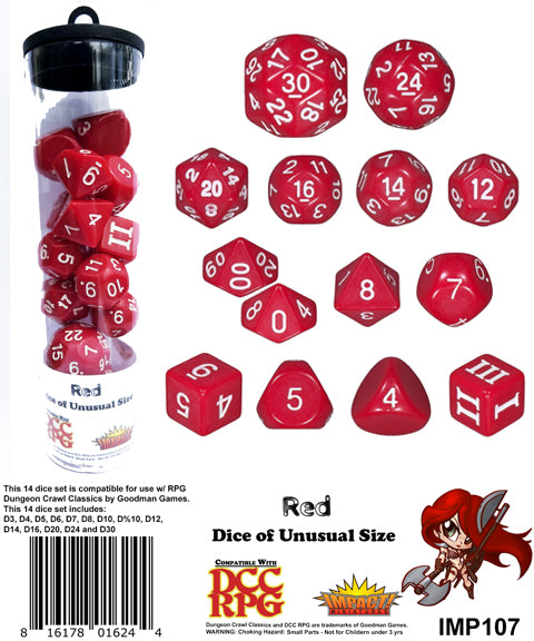 Dungeon Crawl Classics: Dice - Red