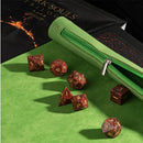 Foam Brain Games: Dice Mat - Roll Up Leatherette (Green)