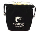 Old School Dice: Bag of Many Pouches Dice Bag (Black)