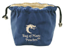 Old School Dice: Bag of Many Pouches Dice Bag (Royal Blue)