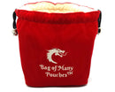 Old School Dice: Bag of Many Pouches Dice Bag (Red)