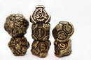 Foam Brain Games: RPG Metal Dice Set - Airship Gears (Brazen Bulkhead)