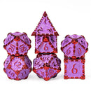 Foam Brain Games: RPG Metal Dice Set - Dagger of Venom (Fairie Purple)