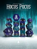 Kraken Dice: 14pc Dice Set - Hocus Pocus w/ Silver Ink