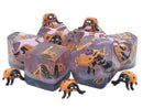 Old School Dice: Animal Kingdom Ladybug Yellow Dice Set