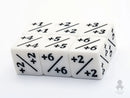 Kraken Dice: Positive Dice Counters +1/+1 - White (6pc)